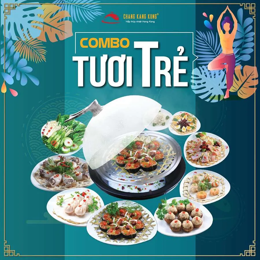 Combo thực đơn tươi trẻ tại changkangkung